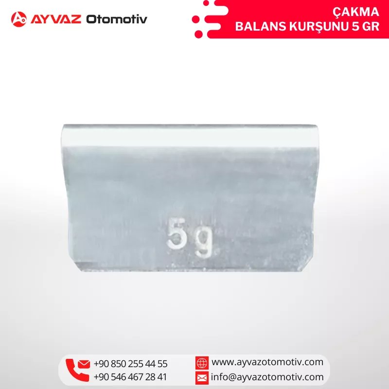 ტყვიის ნაწარმი 5GR TURBO BALANS AGIRLIGI