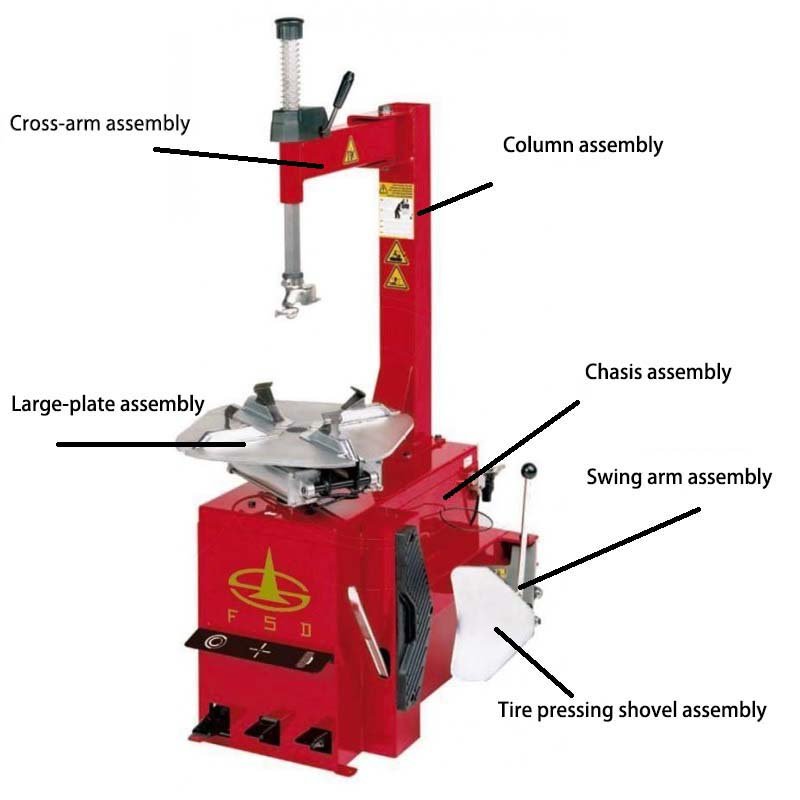 83 00 ECO-SWING ECO TYRE CHANGER საბურავის დამშლელ ამწყობი დანადგარი