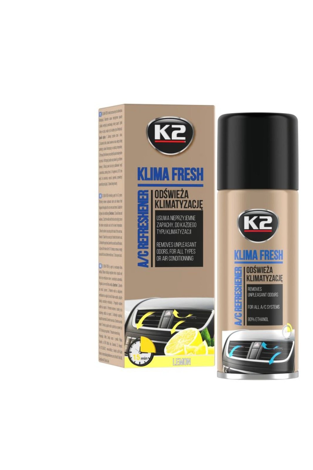 AERO KLIMA FRESH LIMON 150 ML ა/მ ჰაერის არომატიზატორი ლიმონის არომატით