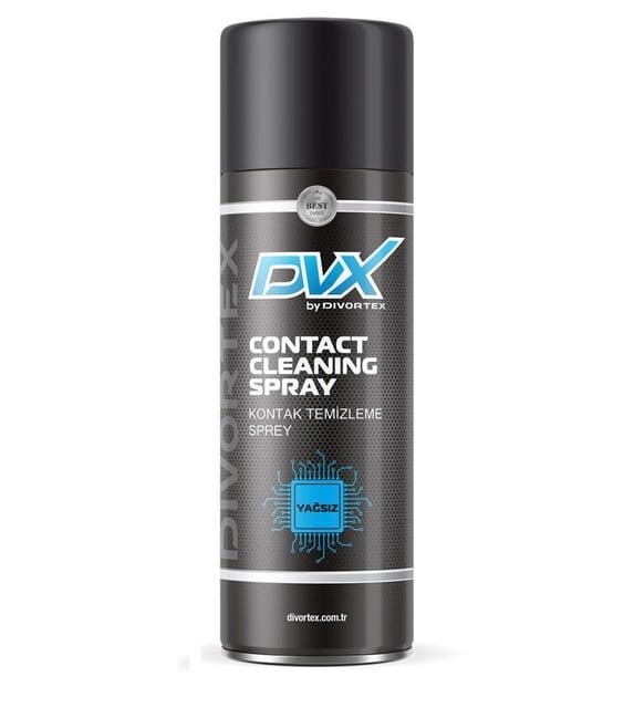 DIVORTEX YAGSIZ KONTAK TEMIZLEME SPREYI 400 ML უცხიმო გამწმენდი